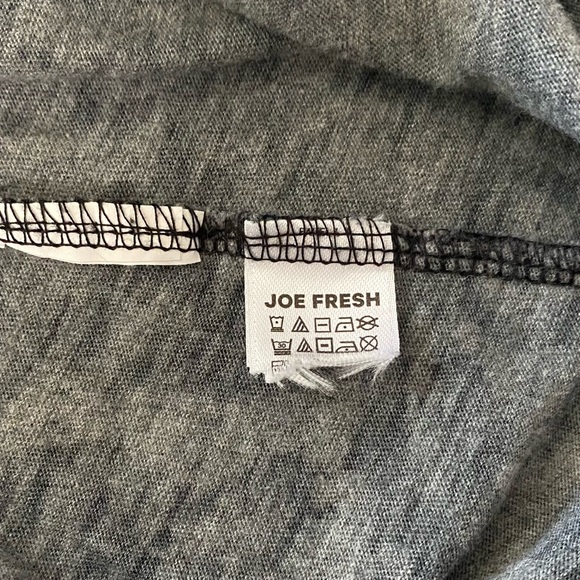 JOE FRESH - Grey & Black Long Sleeve Top - Ladies Size L - Picture 3 of 3